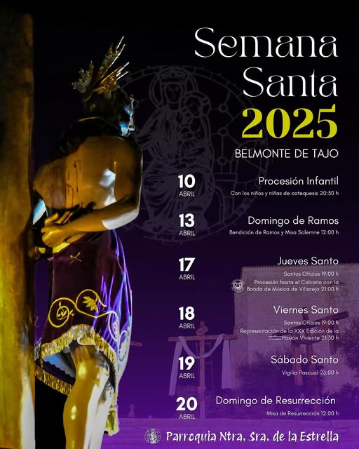 Semana Santa en Belmonte de Tajo 2025 Belmonte de Tajo